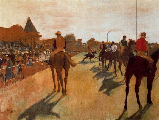 The Parade - 1866-1868 by Edgar Degas